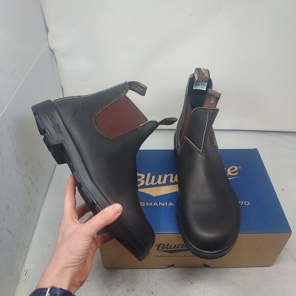 Blundstone 500 MENS Brown Chelsea Boot - Picture 1 of 8